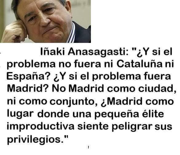La reflexión que Iñaki quiere compartir...
