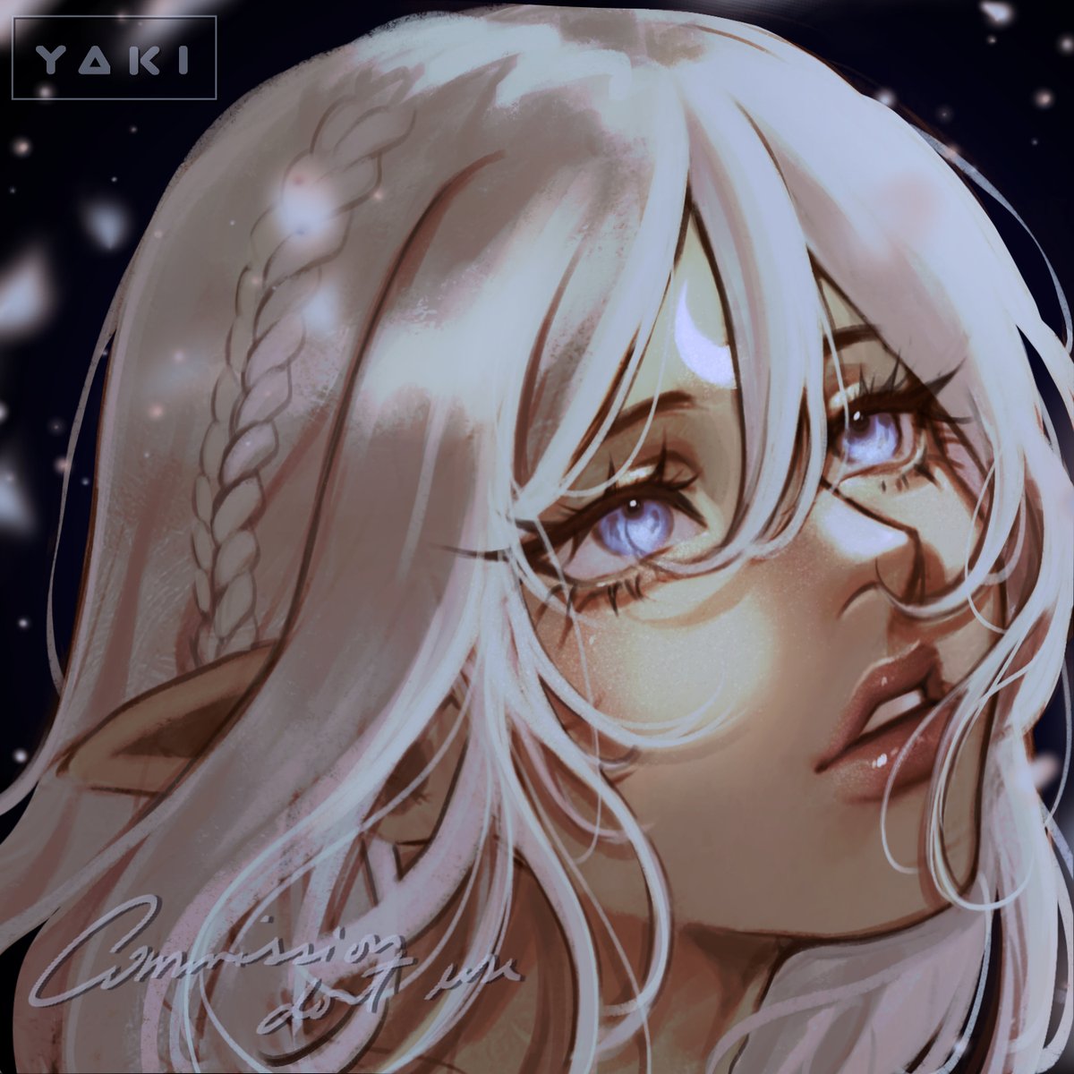 Yaki_Ari's tweet photo. Headshot sketch color style 2 for @/LyssArda on VGen 🩶
#FFXIVART https://t.co/62Blmh6O4J