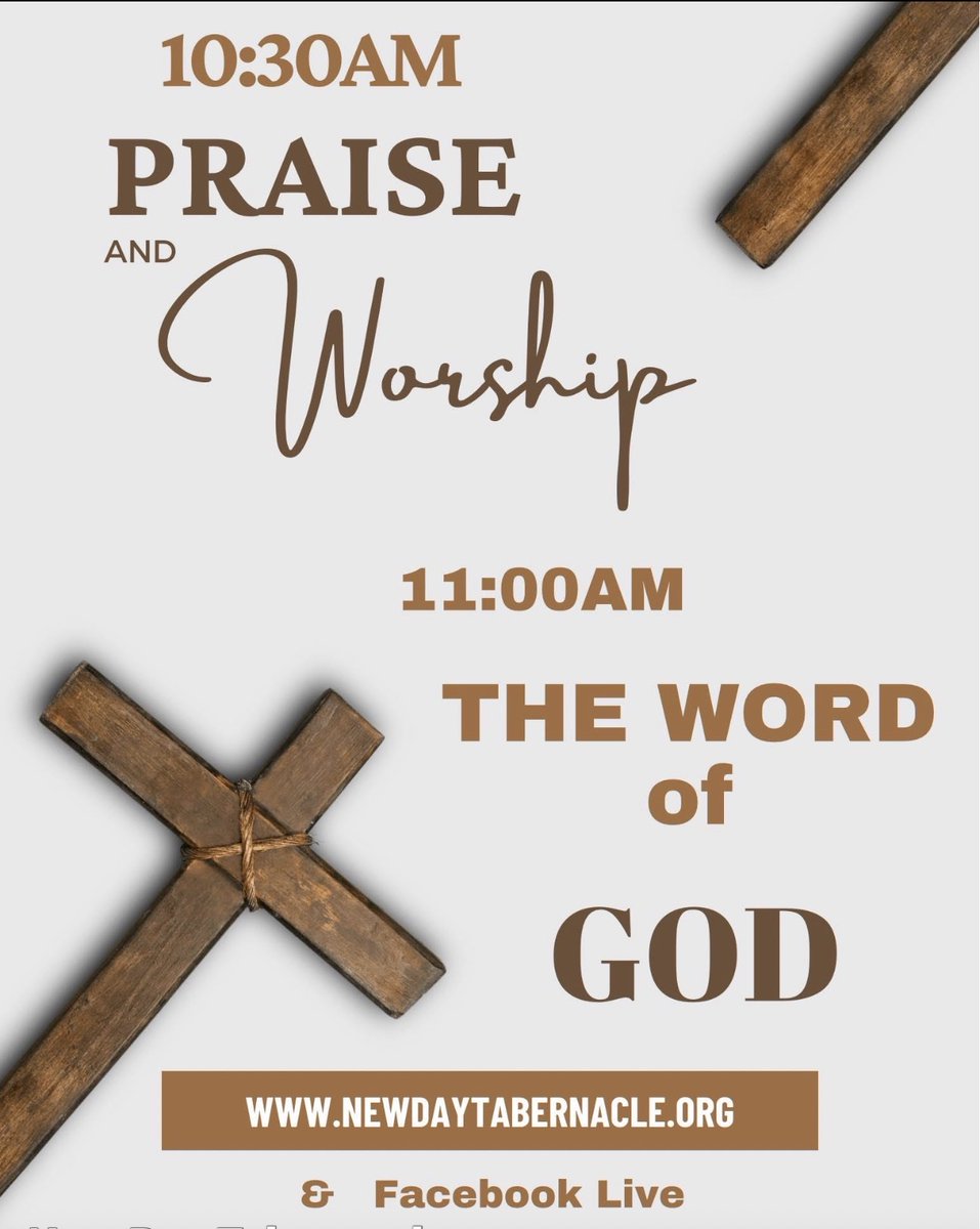 newdaytab's tweet photo. LIVE &amp; ready! 🙌🏾 Praise &amp; Worship is going forth right now! Then, at 11AM, a HOLY GHOST WORD that will ignite your faith, 🔥 comes before you. 
Give &amp; partner with us on Givelify | PayPal | CashApp | Venmo | NDT App #SundayWord #NDTLive https://t.co/shBbwwJGkS