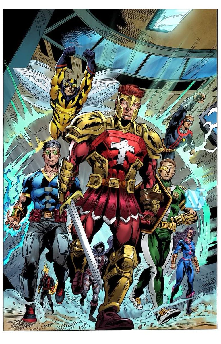 Grok! Comics. The world still needs heroes! tweet media