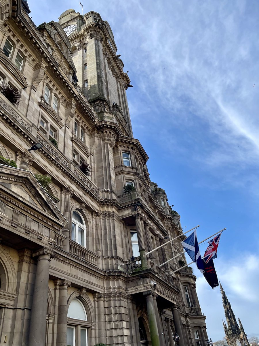 MrsPandP's tweet image. Would just like to say that @The_Balmoral in Edinburgh is #magical and I’m really sad we only stayed one night. My son whose 18th birthday we were celebrating had a wonderful time, and I want to be back there asap!
