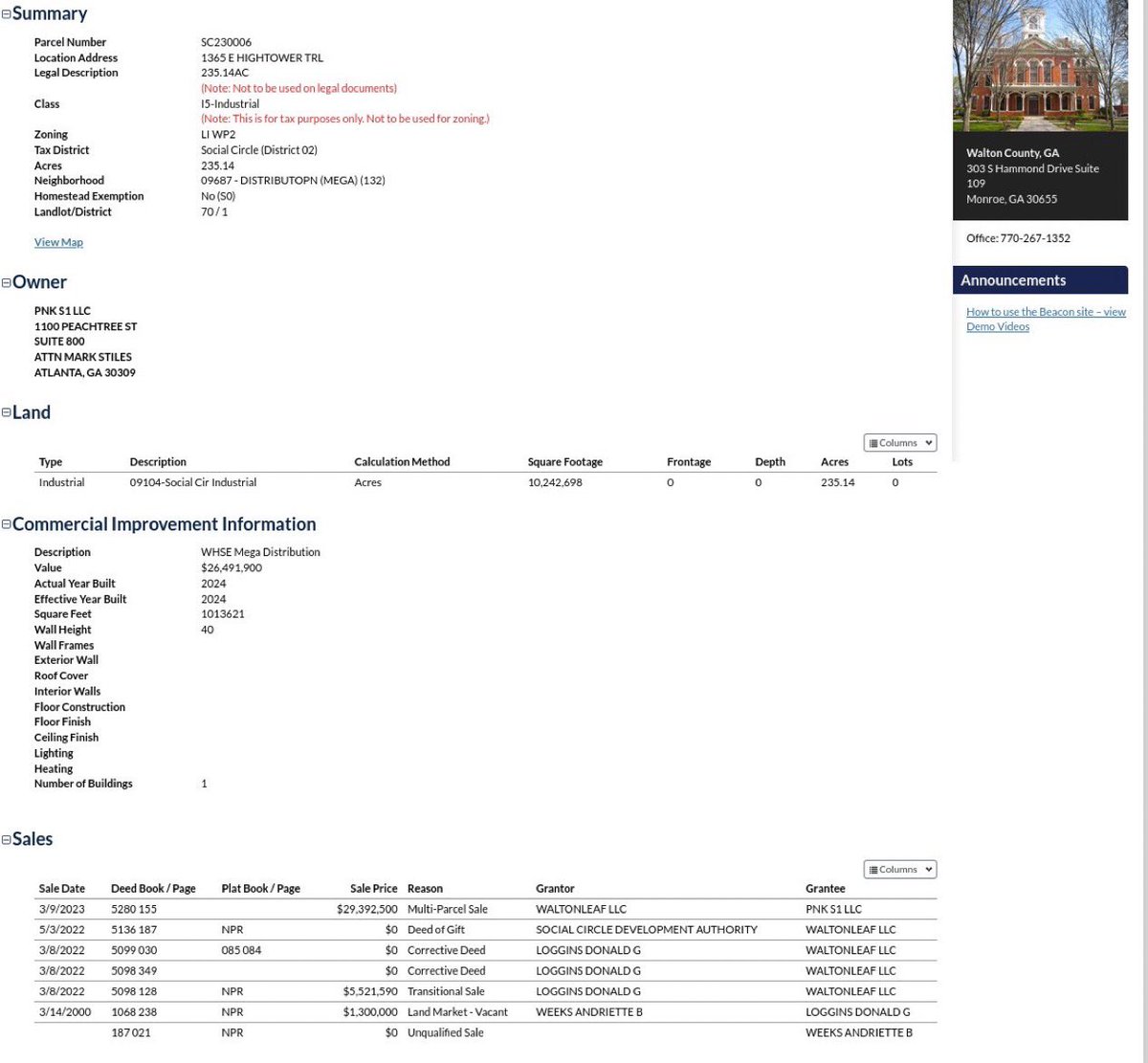 TheMaineWonk's tweet image. ‼️‼️ Trump Admin paid $128.5 million for this warehouse that sold less than 2 years ago for $29 million to use as an ICE internment camp. 

Who is the owner of the warehouse?

PNK S1 LLC— subsidiary of RUSSIA BASED PNK Group.

Of course.