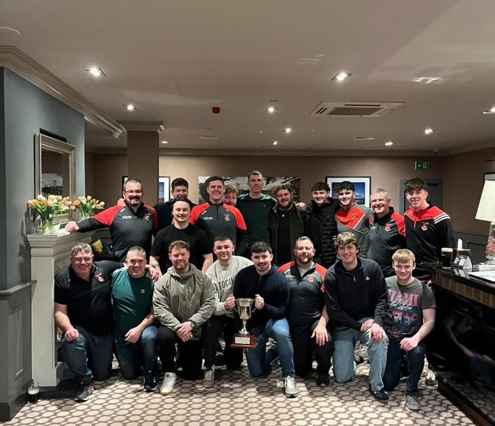 KillarneyRFC's tweet photo. A huge thank you to our fantastic sponsors, @ScottsHotel, for hosting the Senior Men’s squad on Sunday night as they celebrated their incredible Munster Junior League Division 3 success!

https://t.co/B3UupGpyQ6

#KillarneyRFC #ScottsHotel #BlackAndRedArmy #MunsterRugby https://t.co/xU4pR4R99B