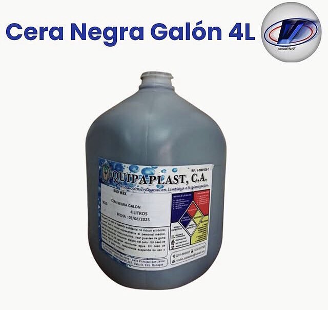 ViveresOrdaz's tweet photo. ¡Rendimiento y protección en un solo envase! 🧴🏢 Nuestra Cera Negra de 4 Litros ofrece un acabado profesional duradero. Perfecta para áreas de alto tráfico que necesitan resaltar su color y brillo natural.⚡🧤
#LimpiezaProfesional #Quipaplast #LimpiezaIndustrial #Aseo #Negocios https://t.co/0sLC9LKoKE