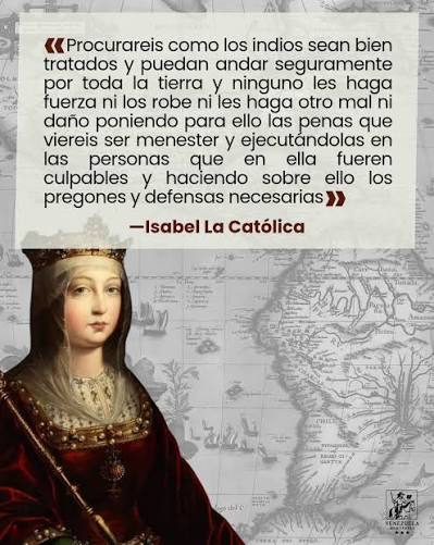 masagetta78's tweet photo. @EstoriaEspanna Fuente: La Cibeles 
Que raro que una reina tan católica y española mandase a sus siervos casarse y mezclarse con indios no?
Una hispanchista de manual https://t.co/ne0sF2BGWJ
