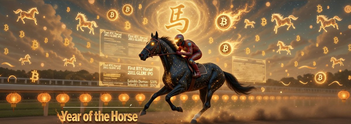 Manifesting 100x in #HorseYear2026 – because the universe rewards the bold 🧲🐴 | #SatoshisDaemon is the play | From bear survivor to generational wealth!