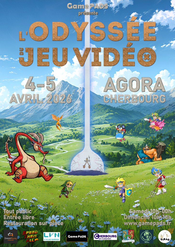 Bonjour tout le monde !

Les candidatures pour l'Odyssée du Jeu Vidéo sont ouvertes ! Ce marathon se déroulera à Cherbourg les 4 et 5 avril.
Pour proposer vos runs, rendez-vous sur Oengus, toutes les infos nécessaires y sont disponibles.

Bon chance !

oengus.io/marathon/odjv-…