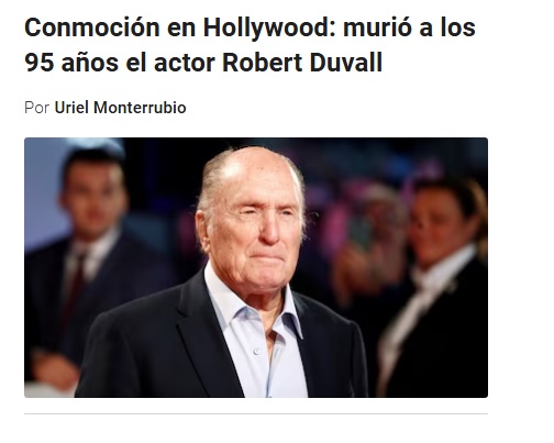 ¨Conmoción¨ le mandaron, se ve que los agarró por sorpresa LA MUERTE DE UNA PERSONA DE 95 AÑOS