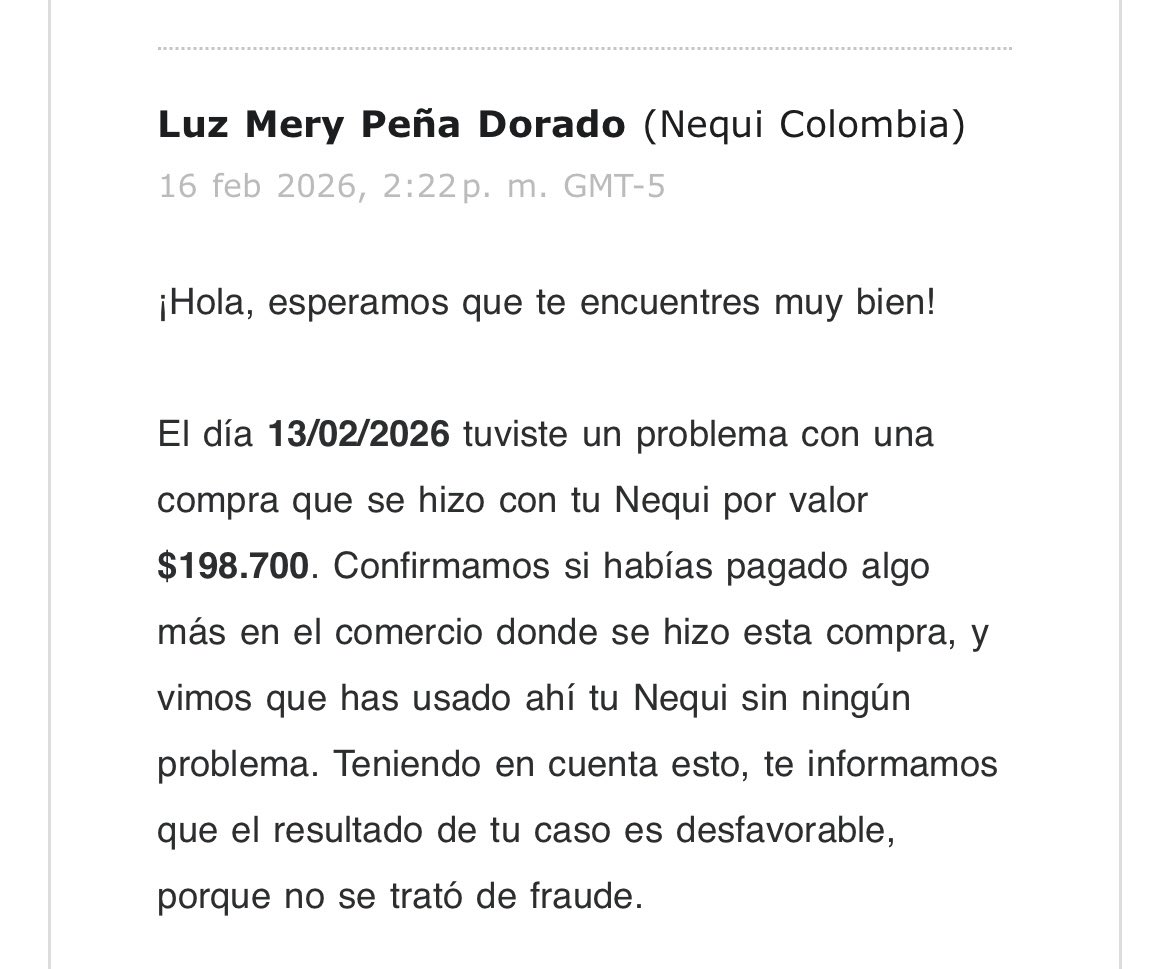 Jvanstralhen's tweet photo. Háganse un favor y no usen más @Nequi, el 13 hicieron una compra en Rappi con mi disponible. 

Y la respuesta más ingeniosa para tapar lo poca segura que es su plataforma, es decir que como yo ya he comprado en Rappi, no me van a responder por la plata. @SFCsupervisor https://t.co/W3LKrXklFB
