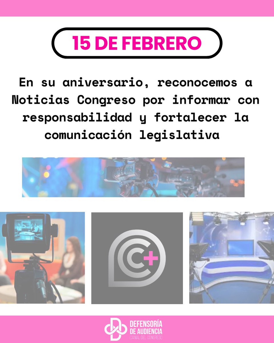 🎉🎉En su aniversario, reconocemos a Noticias Congreso por informar con responsabilidad y fortalecer la comunicación institucional. 🎉🎉
¡Felicidades!

#NoticiasCongreso