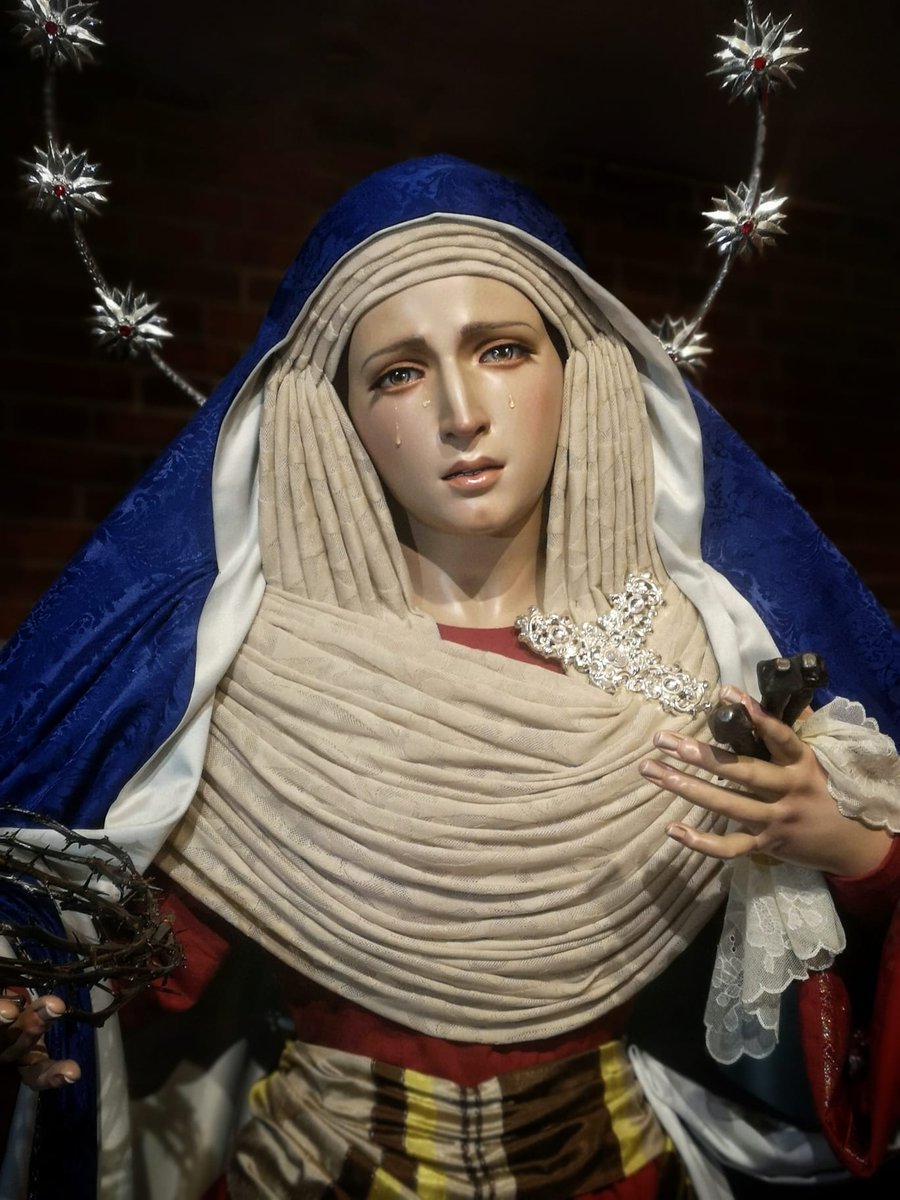 ⚫️#VESTIMENTAS | María Santísima Reina de los Ángeles ataviada de hebrea.

<a href="/LanzadaJaen/">Hermandad Sacramental de la Sagrada Lanzada - Jaén</a>
