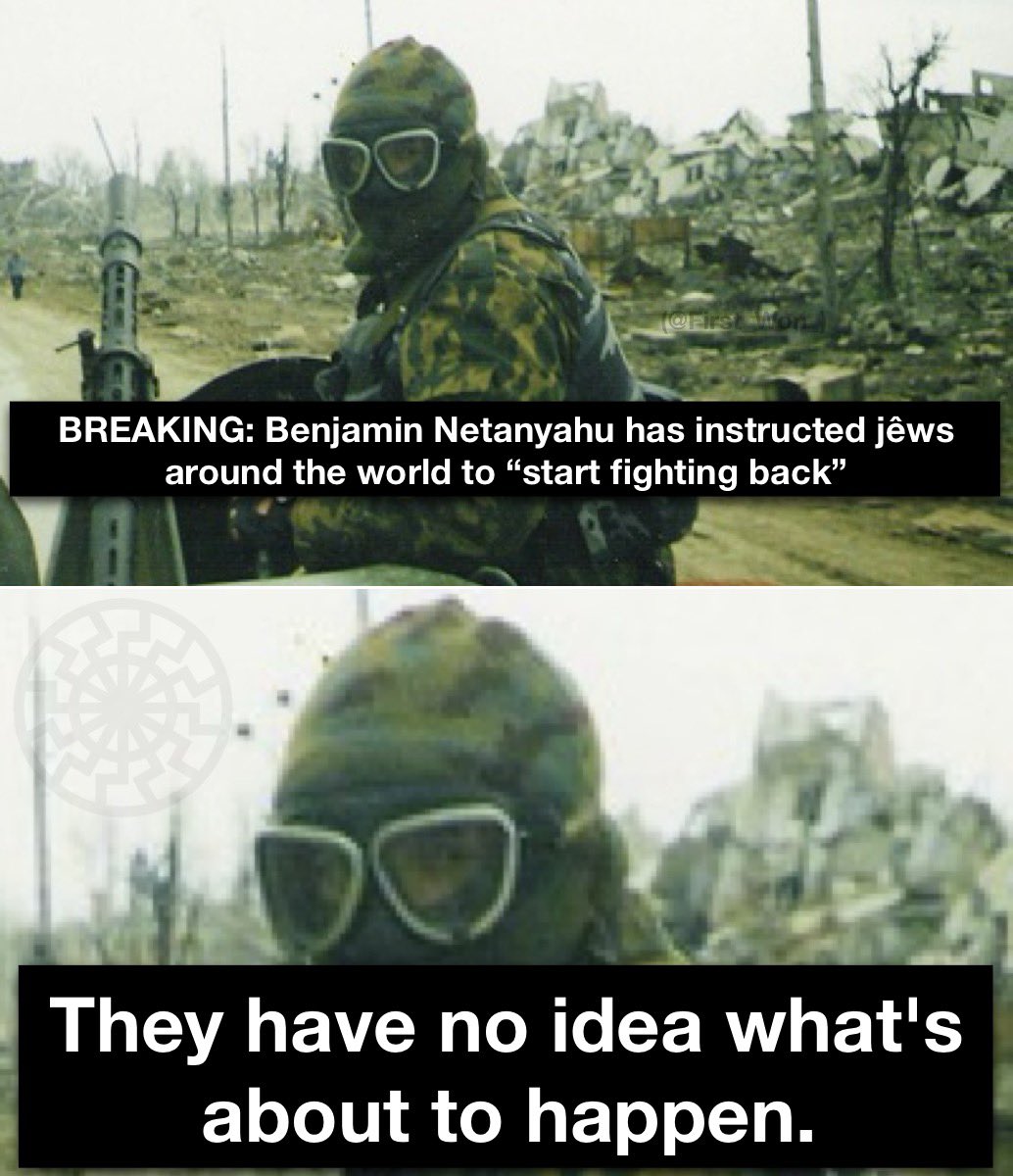 Please do just that. 
We are done with this jêwish experiment.