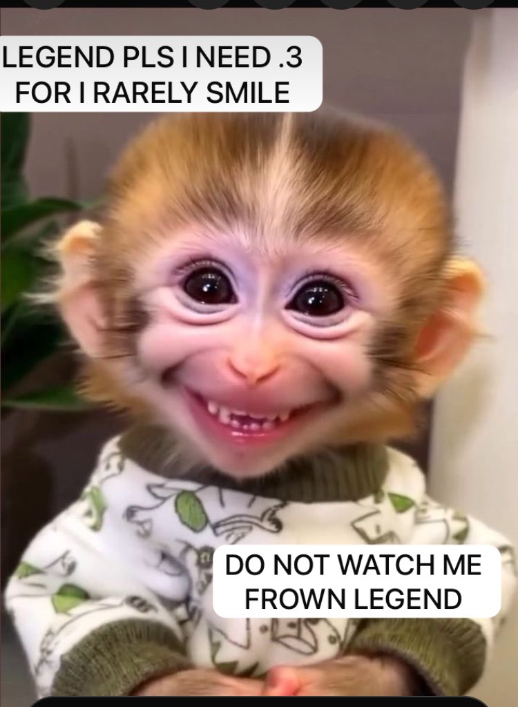 LEGEND I HAVE A FROWNING DISEASE SEND ME .3 SO I CAN SMILE AGAIN