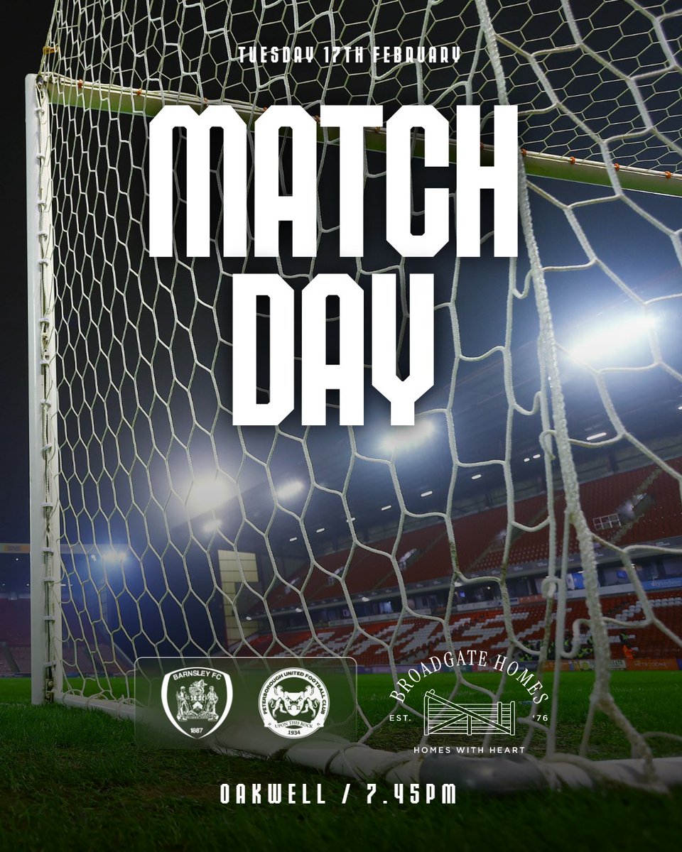 Matchday 👊

Brought to you by Broadgate Homes.

#pufc