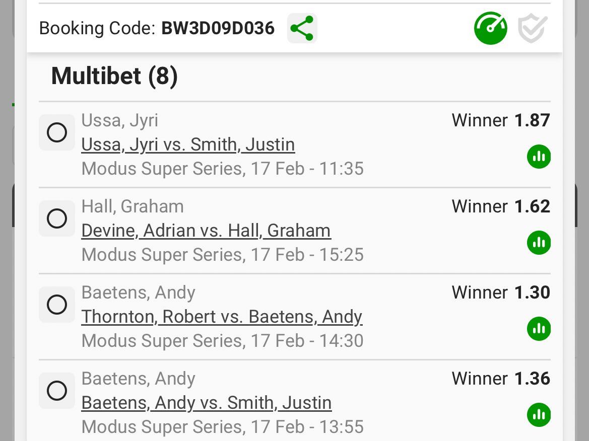BetQueenDiva's tweet photo. Tomorrow’s Darts 🎯 

Here is a code: BW3D09D036 https://t.co/S1uMswRe7t