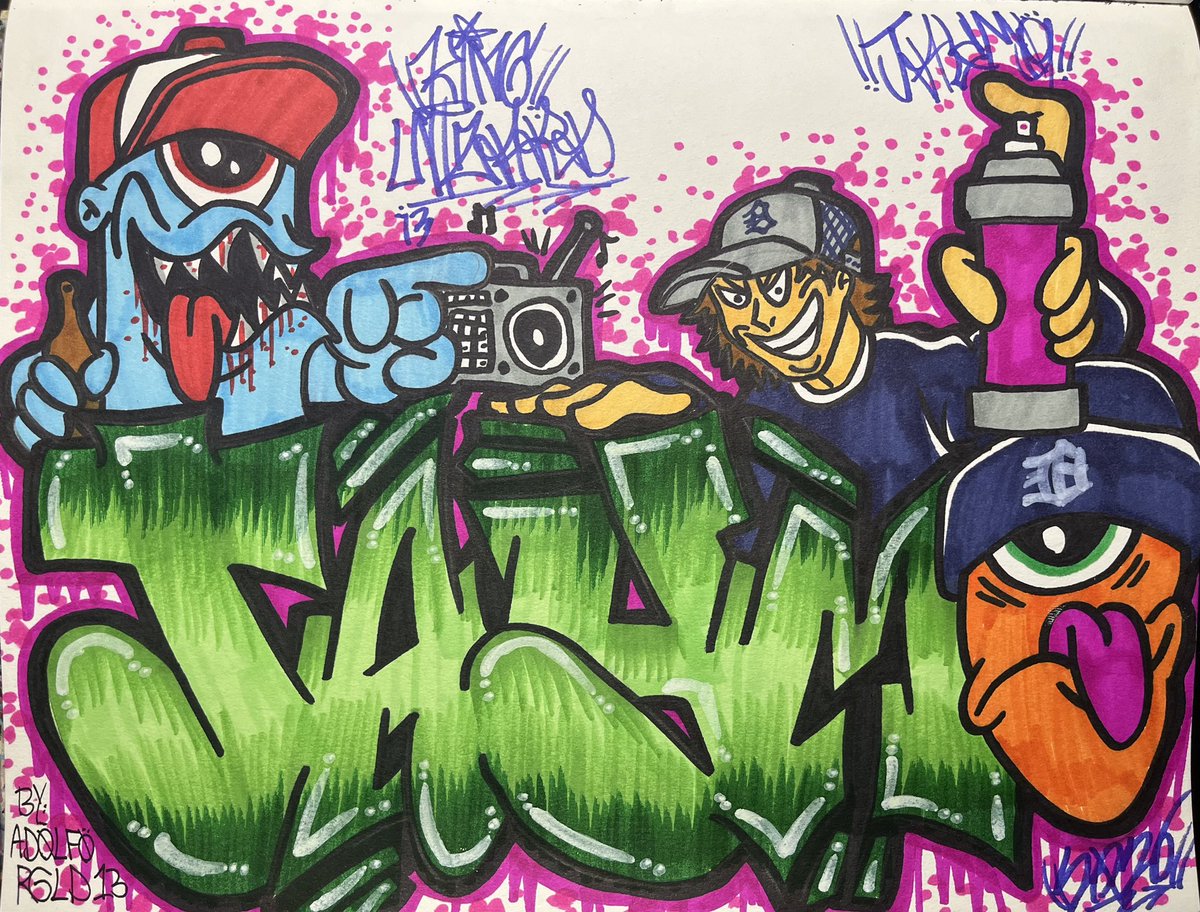 JAYMO (Throw-up Style with Characters) [By. King Wizard] youtu.be/Tnl7h5UvPJg?si… via <a href="/YouTube/">YouTube</a> 💯✍🏼🔥 #KingWizard #GraffitiArt #Drawing #YouTube