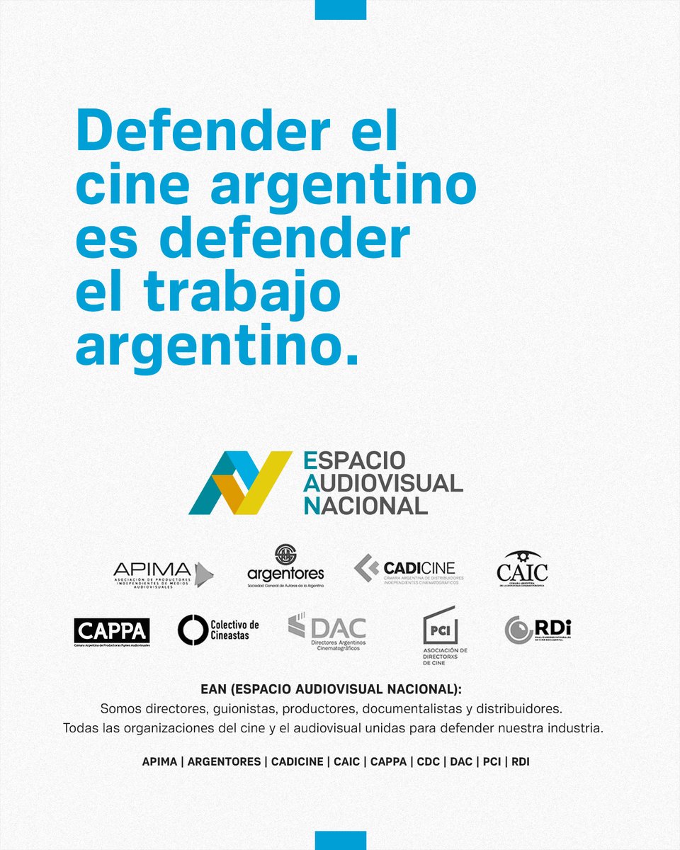 Por qué deben retirarse los artículos 210 y 211 de la “Ley de Modernización Laboral”?

Los artículos 210 y 211 proponen eliminar los recursos específicos que hoy financian el Fondo de Fomento Cinematográfico. Si eso ocurre, el cine argentino queda sin herramientas de producción.
