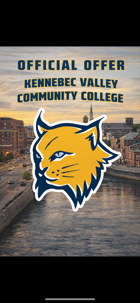 MatthewPoston15's tweet photo. After a good talk with Coach Kenna @Dirk_Junior41 , I’m blessed to recurve an offer to Kennebec Valley Community College. 
@mosesk225 @Collegebbopens @Mehemerson1 @peopleschamp917 @TRBRecruits @CoachRMatthews @4320Viz @ProspectScouti1 https://t.co/QSiIQ8pgmo