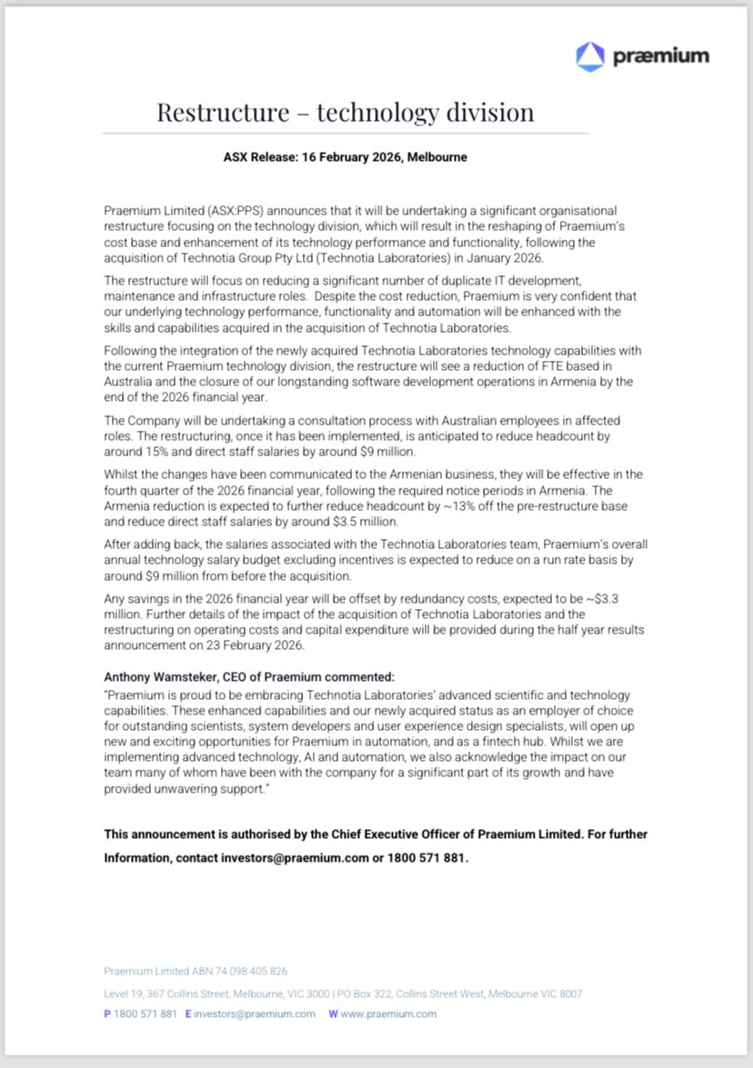 hiddenvalueblog's tweet photo. $PPS leveraging the AI talent acquired via Technotia to pull off a Reed Hastings esque talent density move. Including redundancy costs in the acquisition price, they have removed $9m in costs for $10.8m investment. If capitalised at 10X the investment has delivered 8X MOIC in 1yr https://t.co/qmJlagcQEE