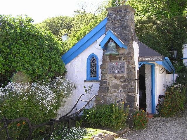 tjmcgibnxy's tweet photo. Ireland's smallest church, St Gobban's, Portbraddan on the Causeway Coast, demolished in an inexcusable act of desecration in 2017. https://t.co/ryIKr25Ozd