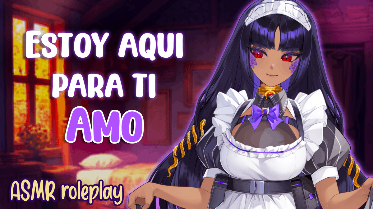 【Nuevo asmr】

Tu Maid esta qui para cuidarte 

˚.🎀༘⋆

Link🔽