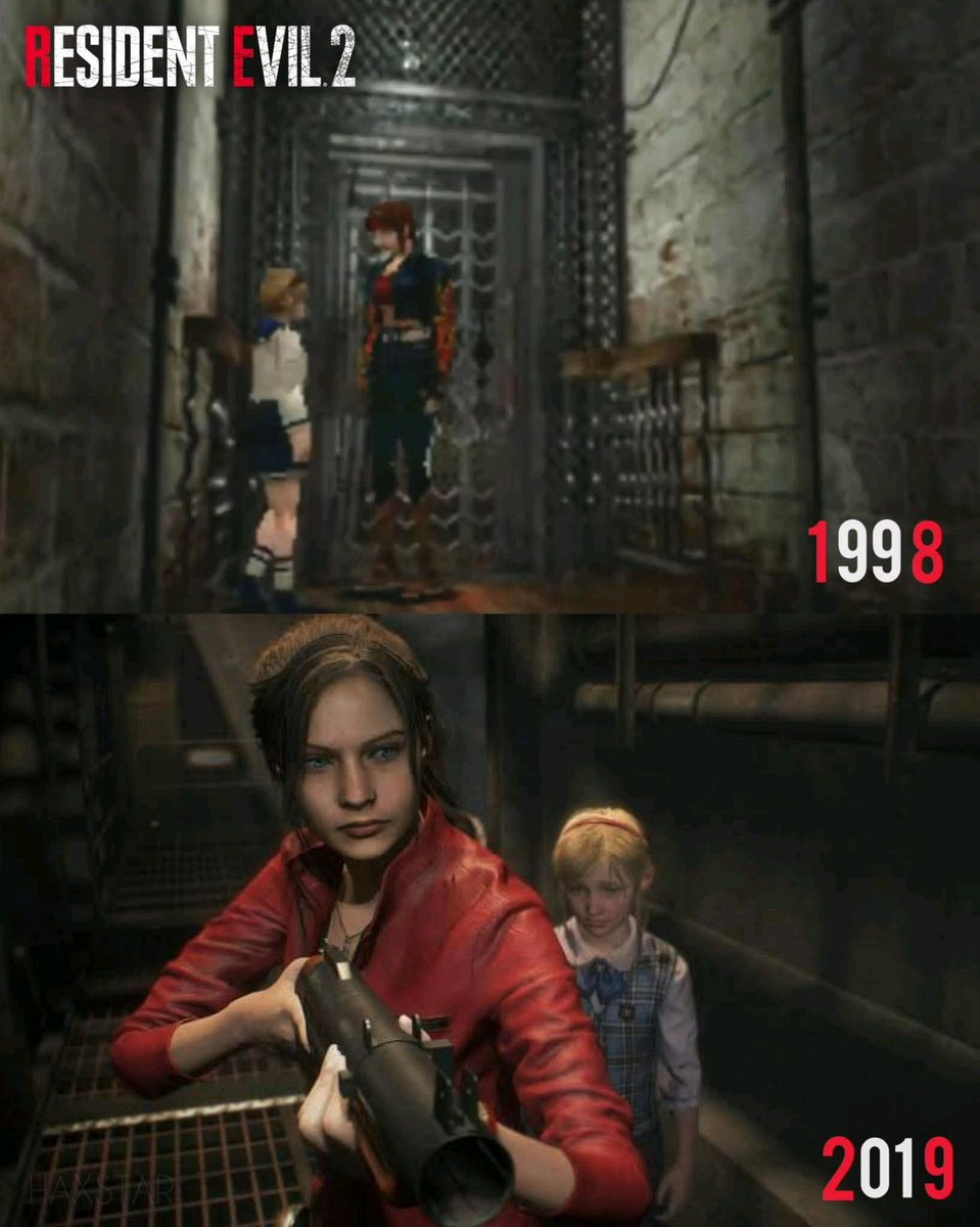 ¿Quién más siente el impacto al comparar estos dos momentos en Resident Evil 2? 🔥 Desde el 98 hasta el 2019, el terror y la nostalgia evolucionan. ¿Qué versión crees que capturó mejor la esencia del juego? 🎮