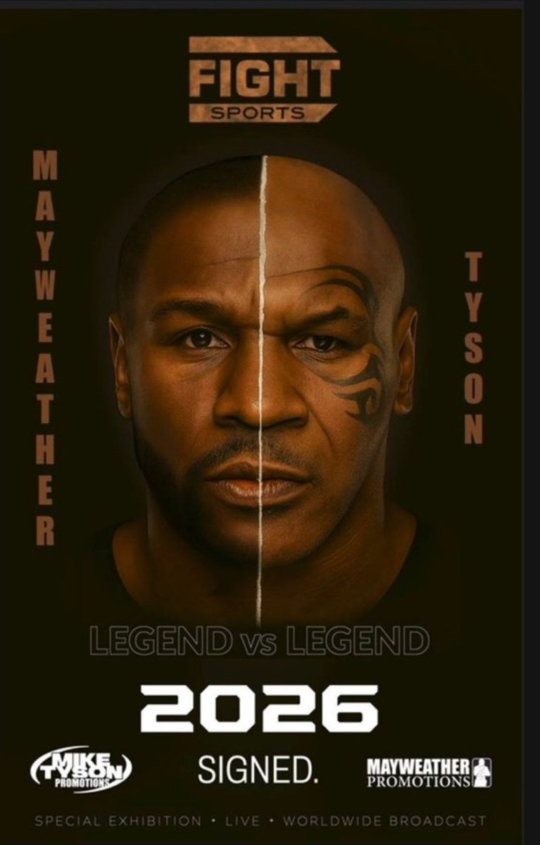 👤FLOYD MAYWEATHER VS MIKE TYSON👤

🥊OFFICIAL BOXING MATCH🥊

🚨APRIL 25TH 2026 IN CONGO🚨