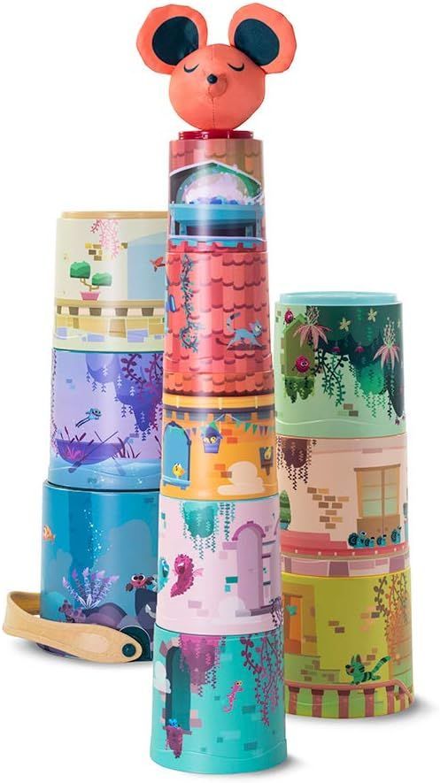 Castillo del misterio (Mystery Castle)
¡Este castillo de cubos es pura fantasía! Los más pequeños pueden apilar hasta once cubos cuyos dibujos representan diferentes estancias de un palacio de cuentos, en diferentes colores y con múltiples personajes.
buff.ly/8yDyI1s