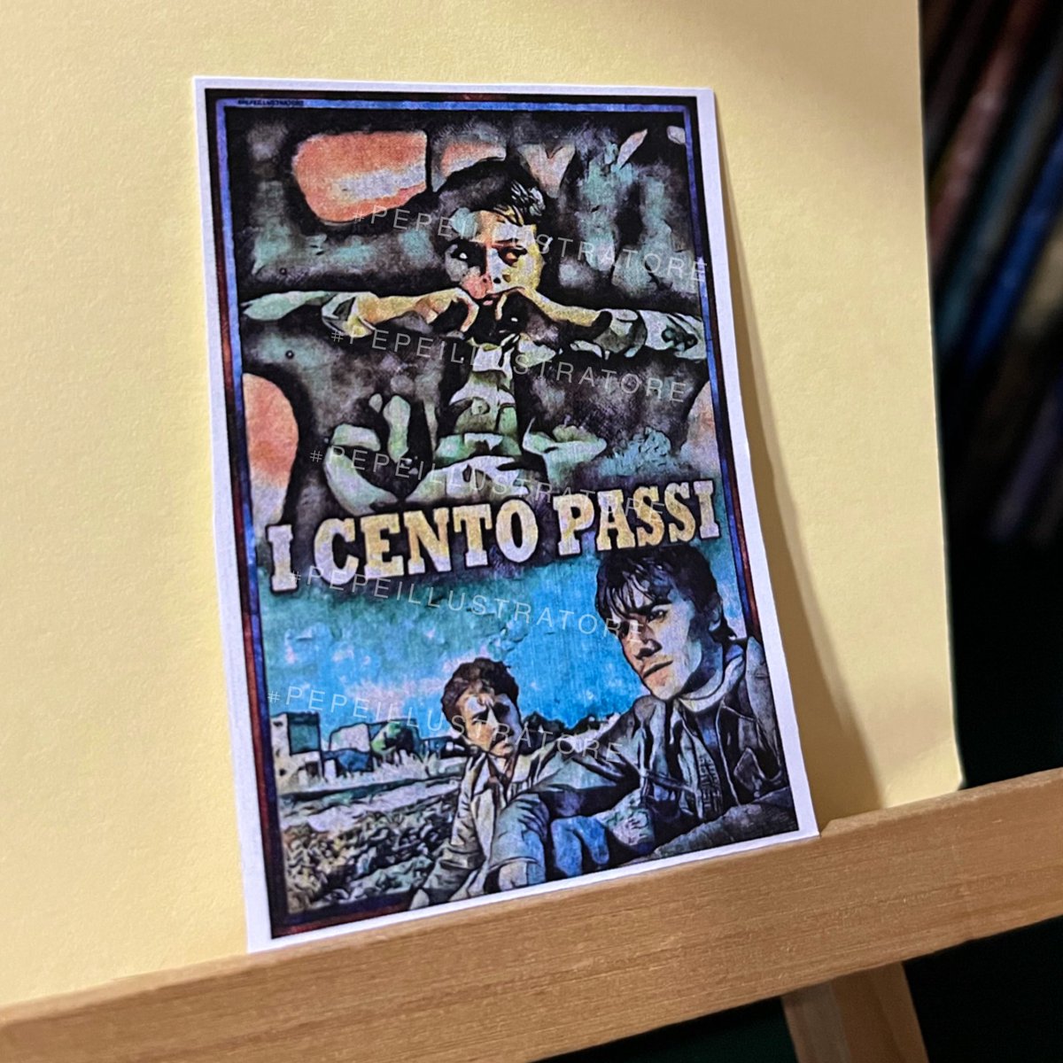 Poster illustrazione 🎨

#icentopassi  #luigilocascio #lorenzorandazzo  #peppinoimpastato #claudiogioè