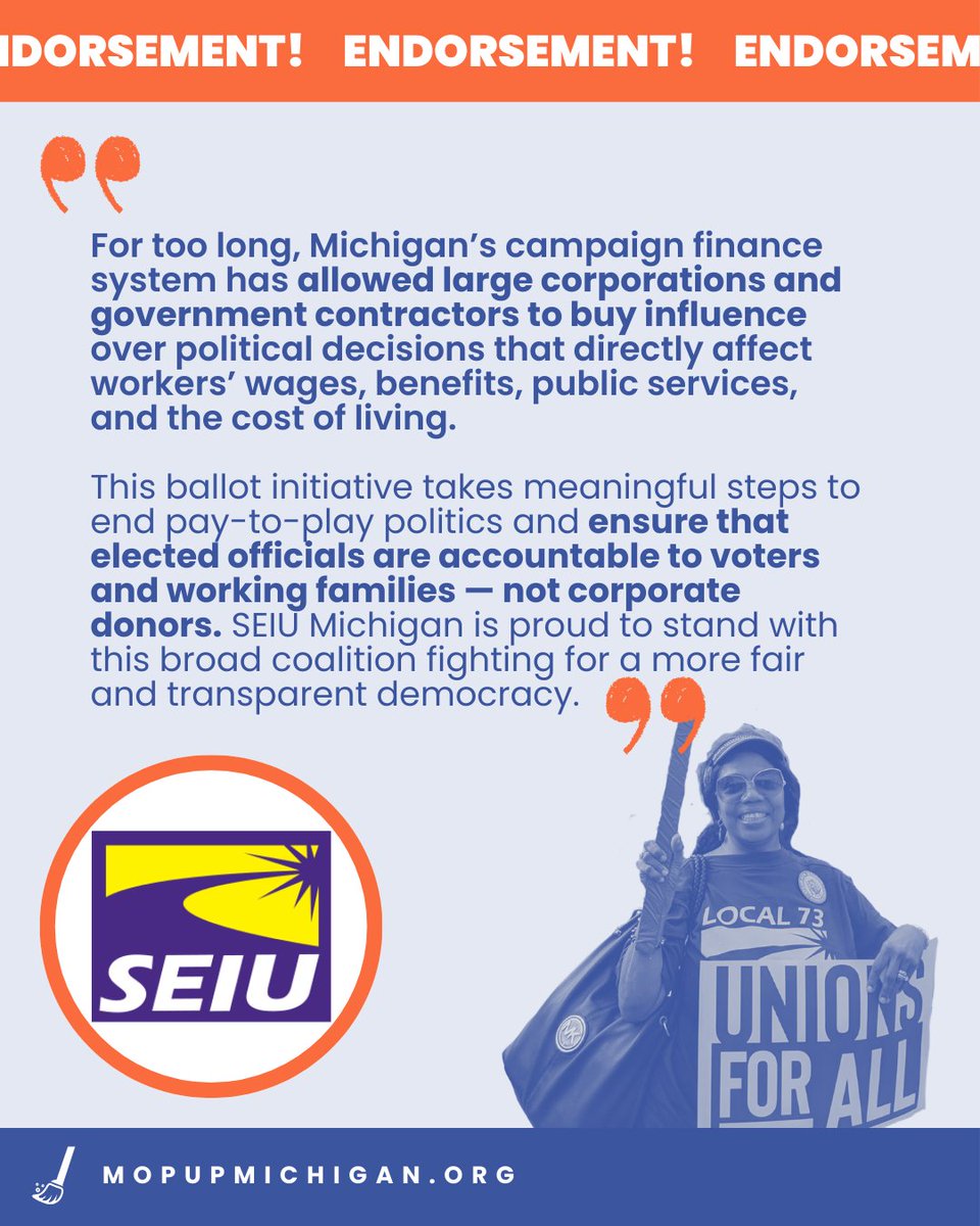 Michiganders for Money out of Politics (MMOP) tweet media