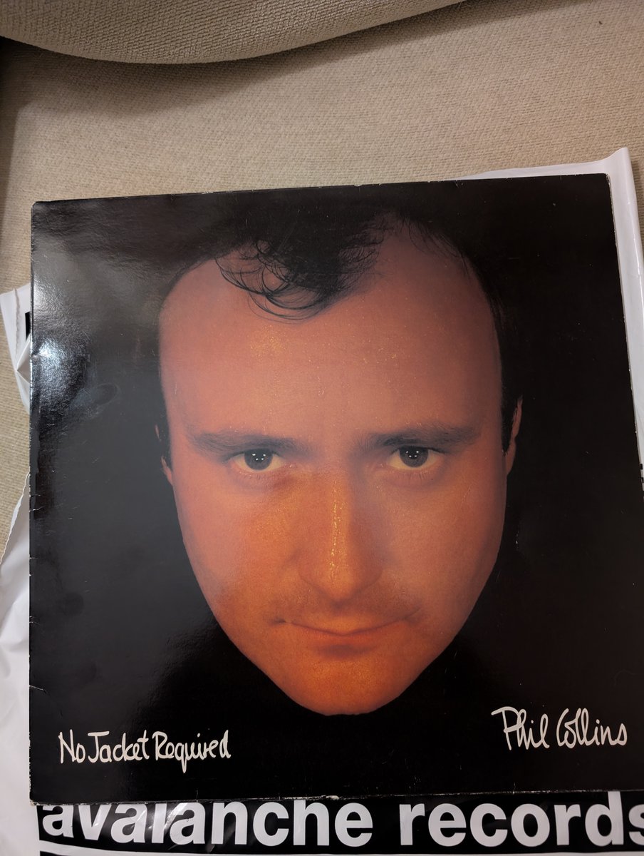 Who'd have thought that the first Vinyl I buy for myself would be Phil Collins? 
As I've got older I've really started to listen to and enjoy more of his music.

I will eventually get something to play it on, though I just like having physical media.