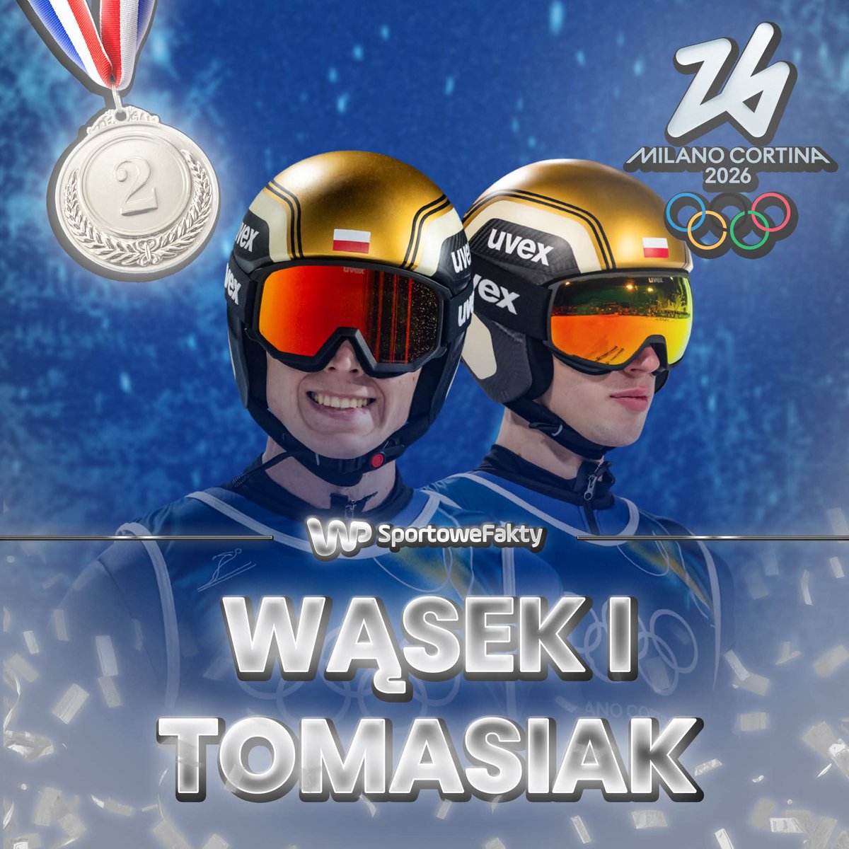 📢 MAMY SREBRO‼️
BRAWO‼️‼️‼️
❤❤❤❤❤ Srebro dla WĄSKA  i TOMASIAKA ❤❤❤❤❤❤❤