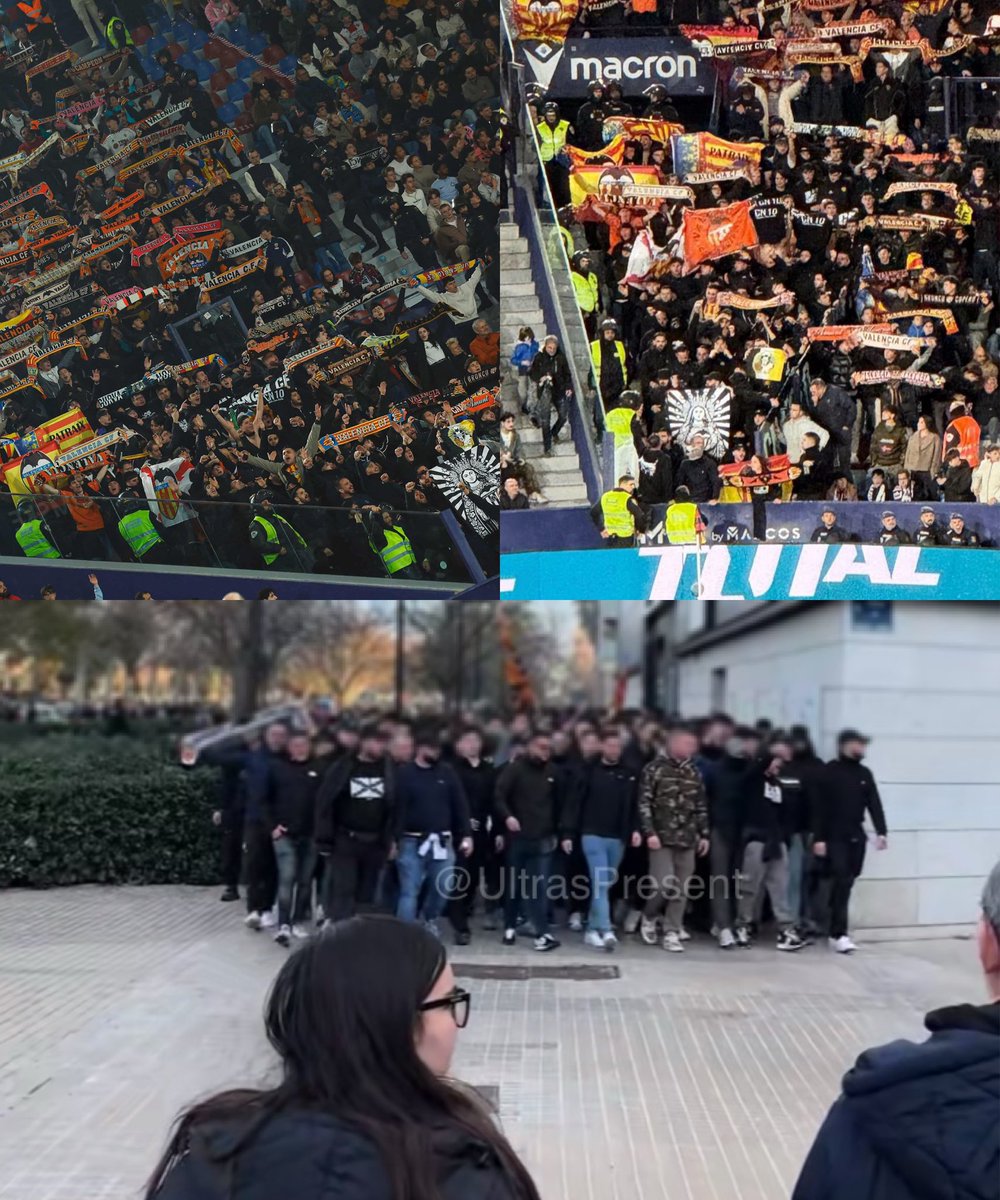 Curva Nord Valencia 
(Hools VCF 𝕳⚫️🟠⚪️)

Levante UD - Valencia CF. (15.02.26)

#DerbiValenciano