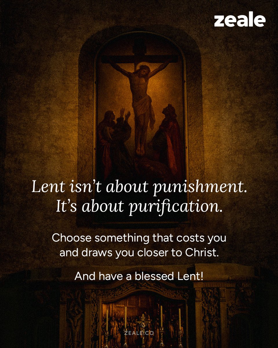 Not sure what you’re doing this Lent?

Pray with Zeale each day and make this Lent a season of reflection and devotion.

Check out our prayer section 👇

bit.ly/ZealePrayer