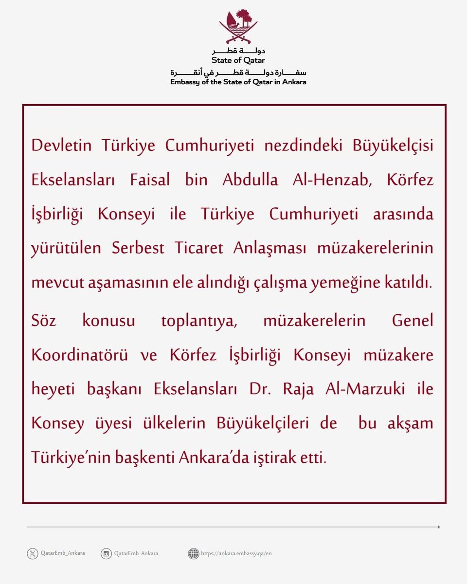 Qatar Embassy-Türkiye (@qataremb_ankara) on Twitter photo 