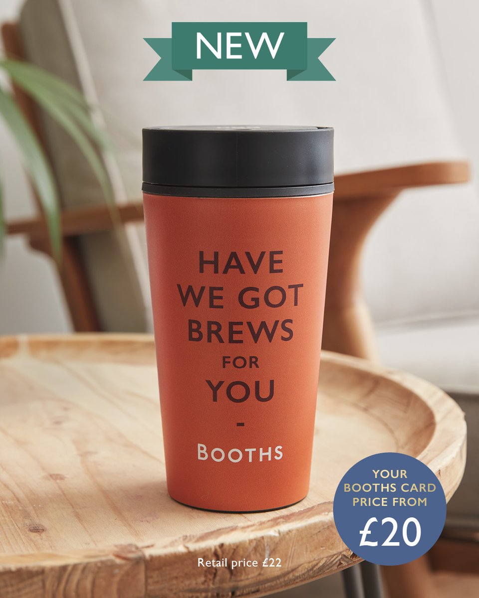 BoothsCountry's tweet photo. Have we got brews for you ☺️

Our new Booths Pun Tea Towels are made right here in Lancashire, a vibrant accessory for any kitchen!

Don't forget your new Booths Pun Travel Mug on your next visit for 25p off your brew at our hot counter, cafés or coffee machines ☕ https://t.co/jiPbdDaXqa