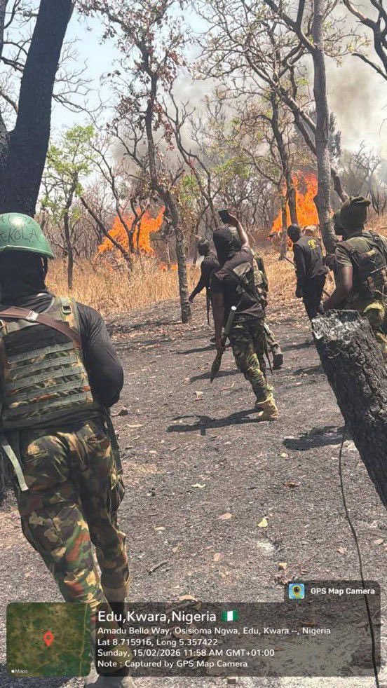 ennyola0015's tweet photo. Kogi and Kwara to breath fresher air.

Nigeria military doing awesome job

However, my major concern remains the persistent “clear–leave–return” cycle.

Nigeria has repeatedly fallen into this pattern:
✓The military clears an area.
✓Troops withdraw.
✓Criminal groups regroup.
Attacks resume 😭 often stronger than before.

This has already played out in parts of Niger State, Zamfara State, and Kaduna State.