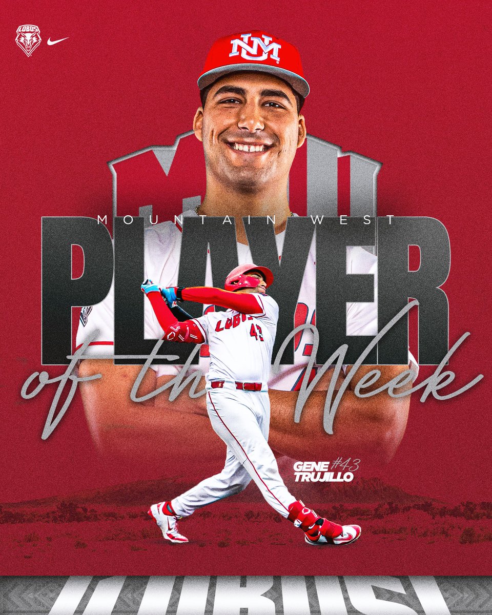 After batting .563 with a team-high 5 doubles and 10 RBI in a four-game series sweep on Opening Weekend, Mean Gene is your <a href="/MountainWest/">Mountain West</a> 𝐏𝐥𝐚𝐲𝐞𝐫 𝐨𝐟 𝐭𝐡𝐞 𝐖𝐞𝐞𝐤 👊