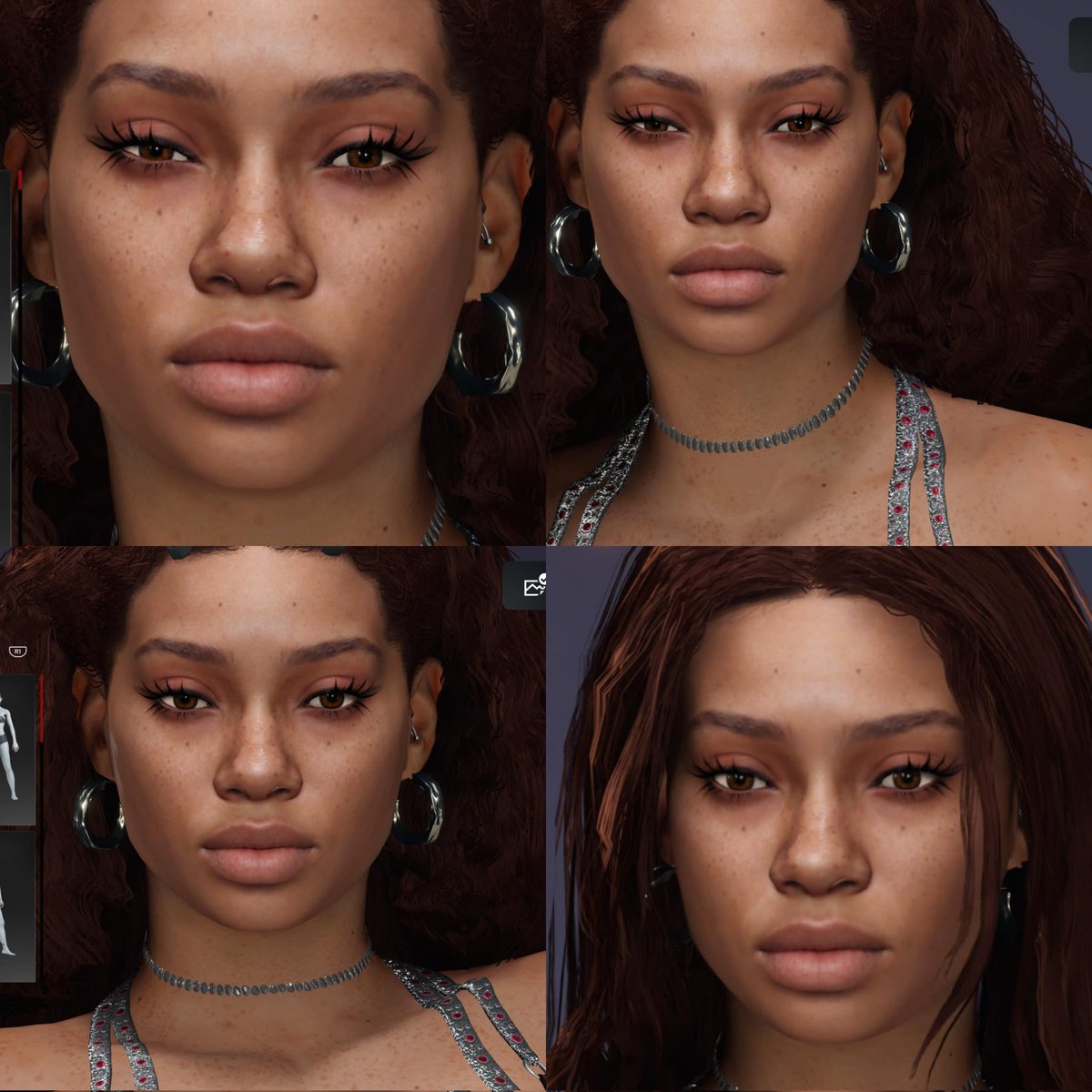 MzSkittleDreads's tweet photo. I'm going crazy, ngl. #WWE2K25 - #WWE2K26 
Another test base. No name, tho. 😩💋💜 https://t.co/EQ8KFKKCKv