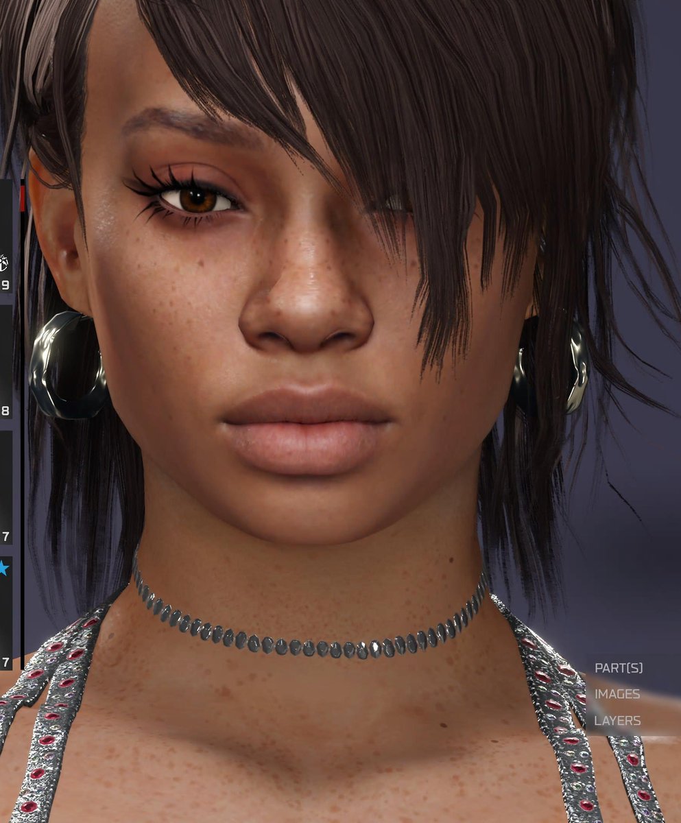 MzSkittleDreads's tweet photo. I'm going crazy, ngl. #WWE2K25 - #WWE2K26 
Another test base. No name, tho. 😩💋💜 https://t.co/EQ8KFKKCKv