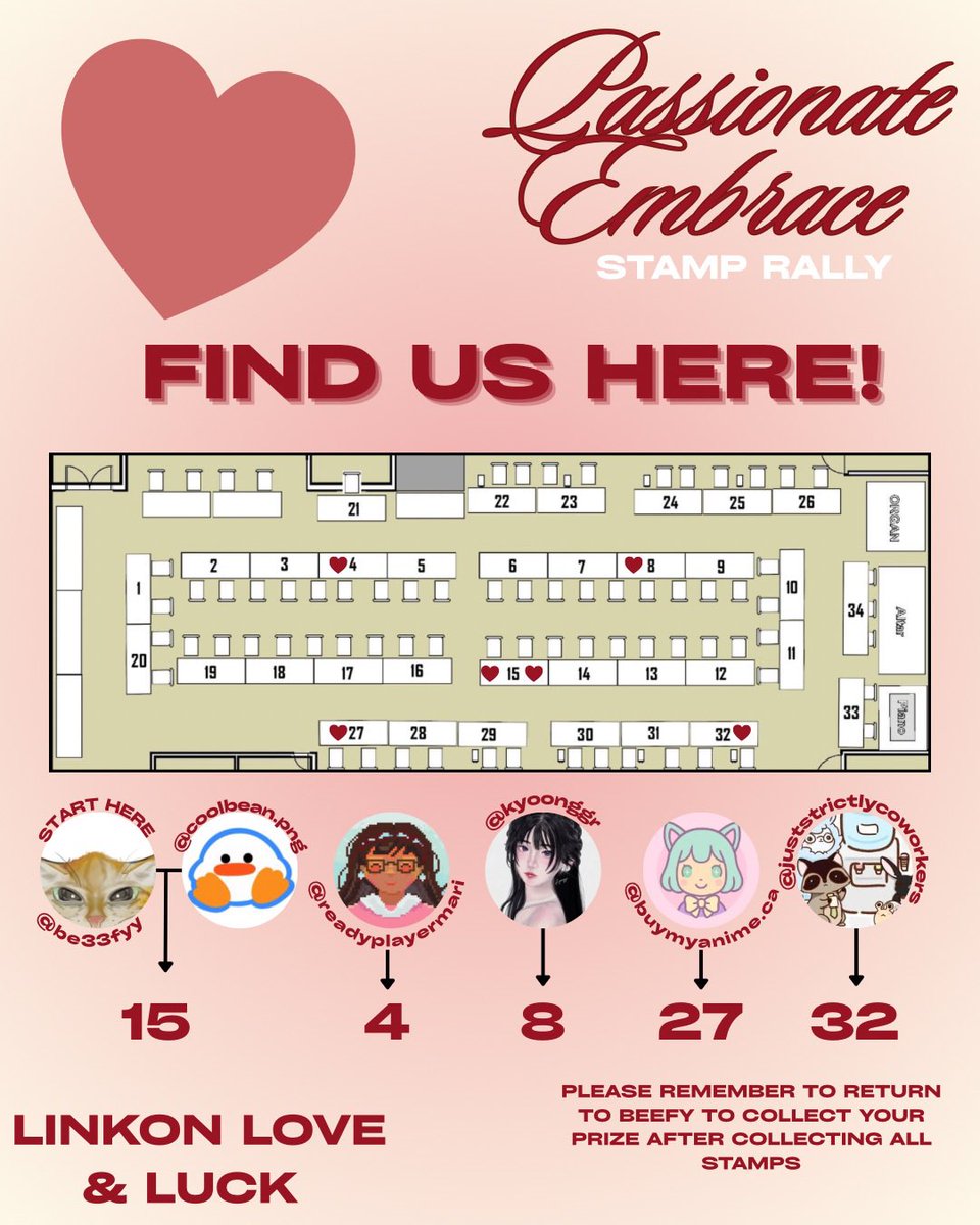 extrabe33fyy's tweet photo. Some details about our 19+ stamp rally happening at this event! https://t.co/XZOvz9VnCi