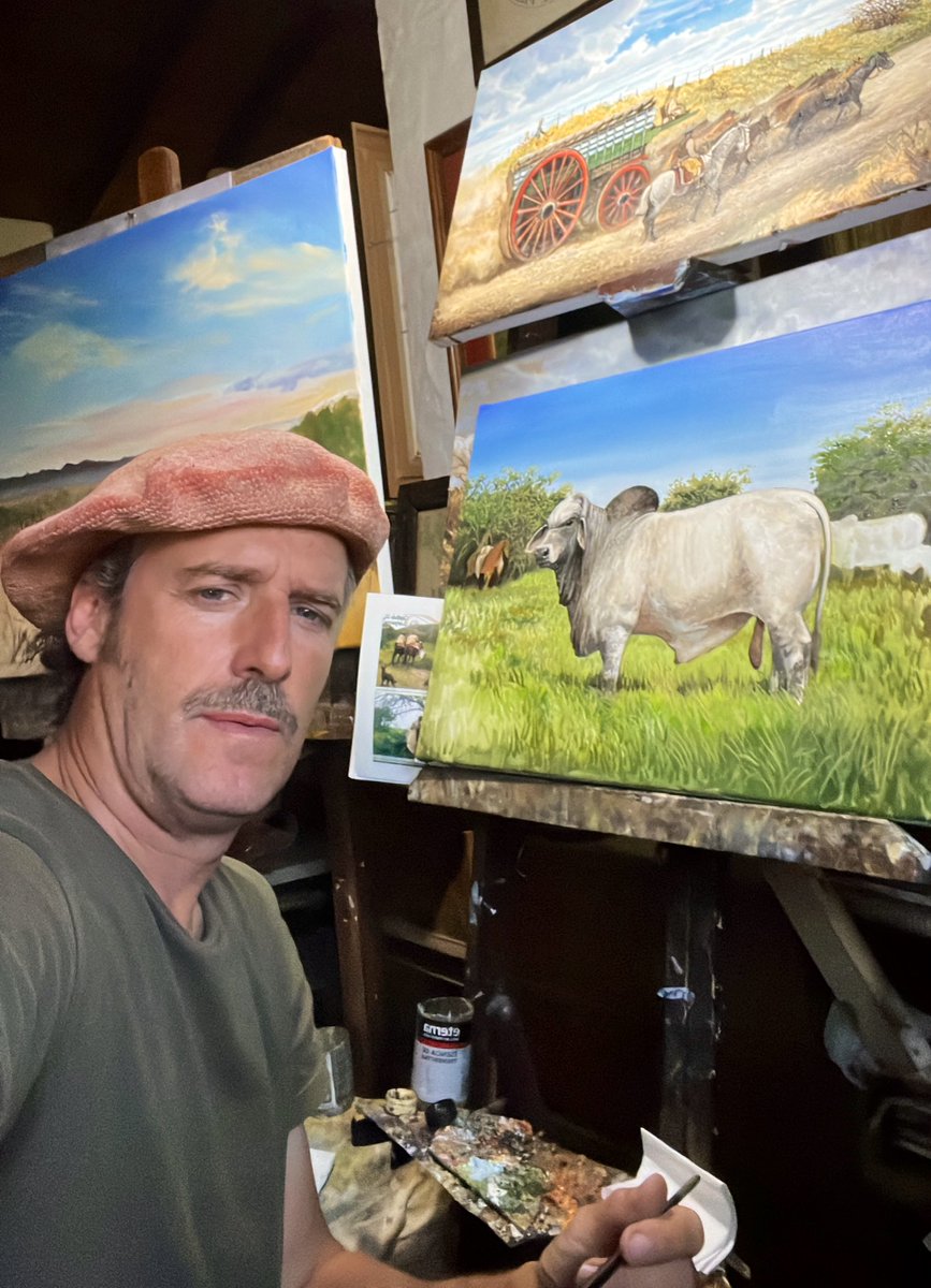 Vamos con el Brahman salteño… #oleo