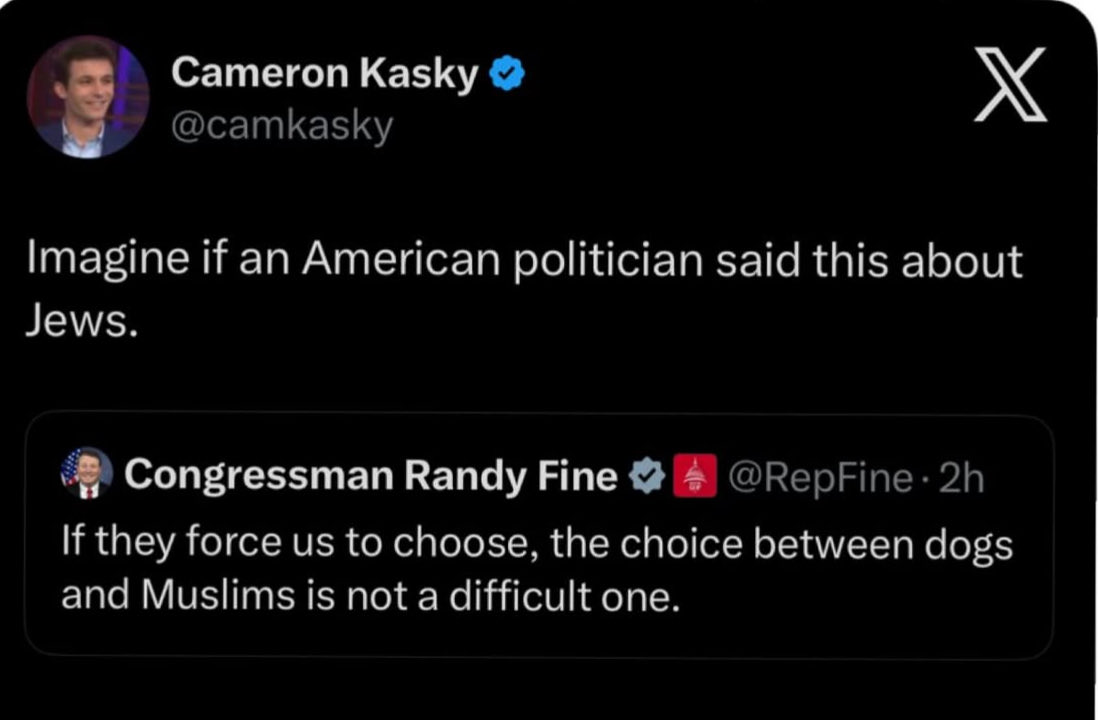 The ambient level of Anti-Muslim bigotry in American politics is one of the main reasons we are where we are.

ICE was founded in the aftermath of September 11th Islamophobia, and the Isra*l firsters that run both parties depend on it for the permission structure of every Middle