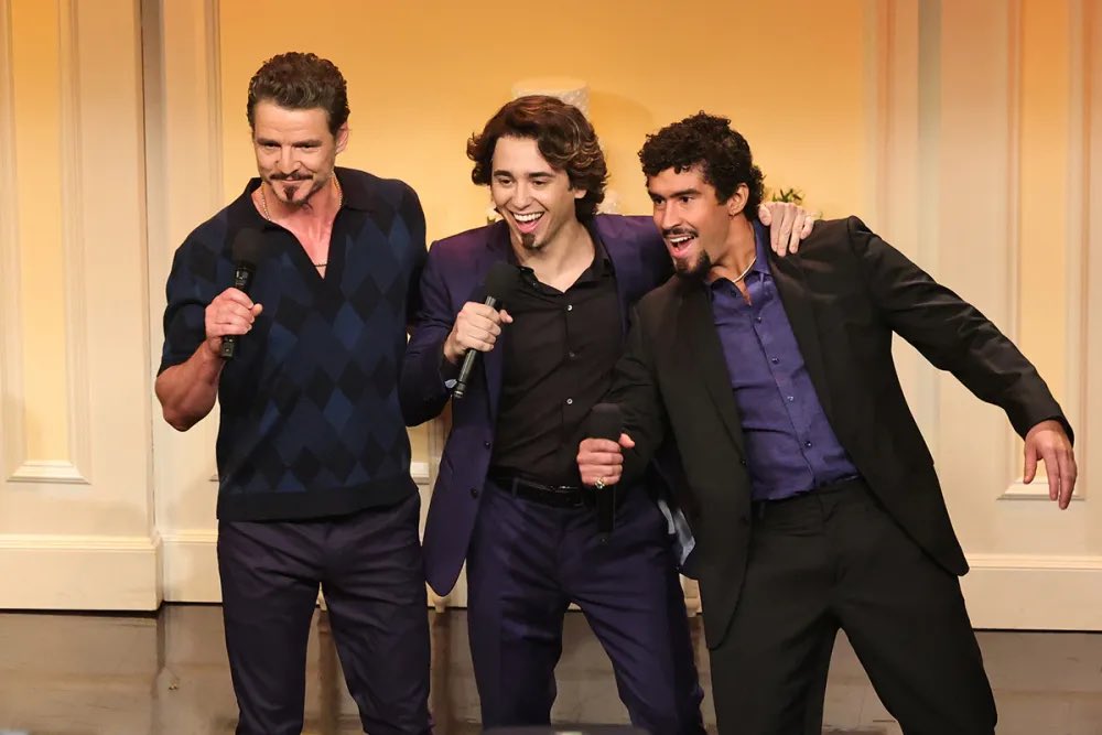 joeIsmillers's tweet photo. i genuinely cannot believe it's been one whole year since sabrina, pedro, marcelo &amp; benito gave everyone a bi panic on snl https://t.co/f3nMrUy0Sj