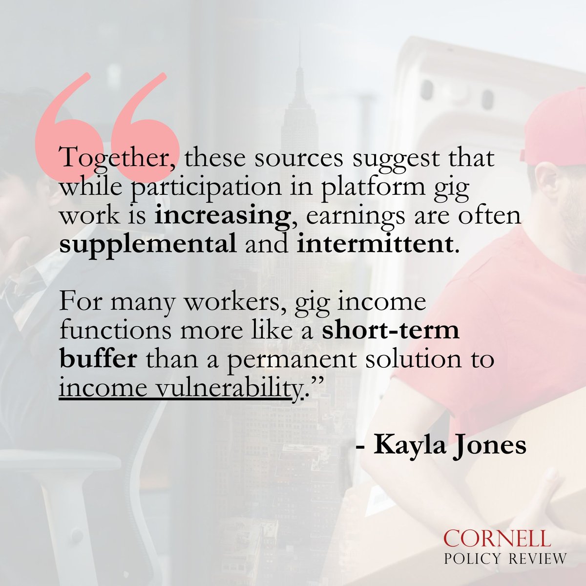 Cornell Policy Review tweet media