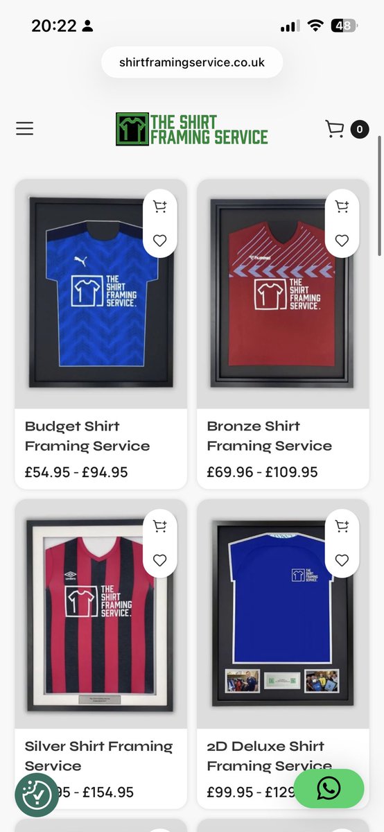 The Shirt Framing Service tweet media