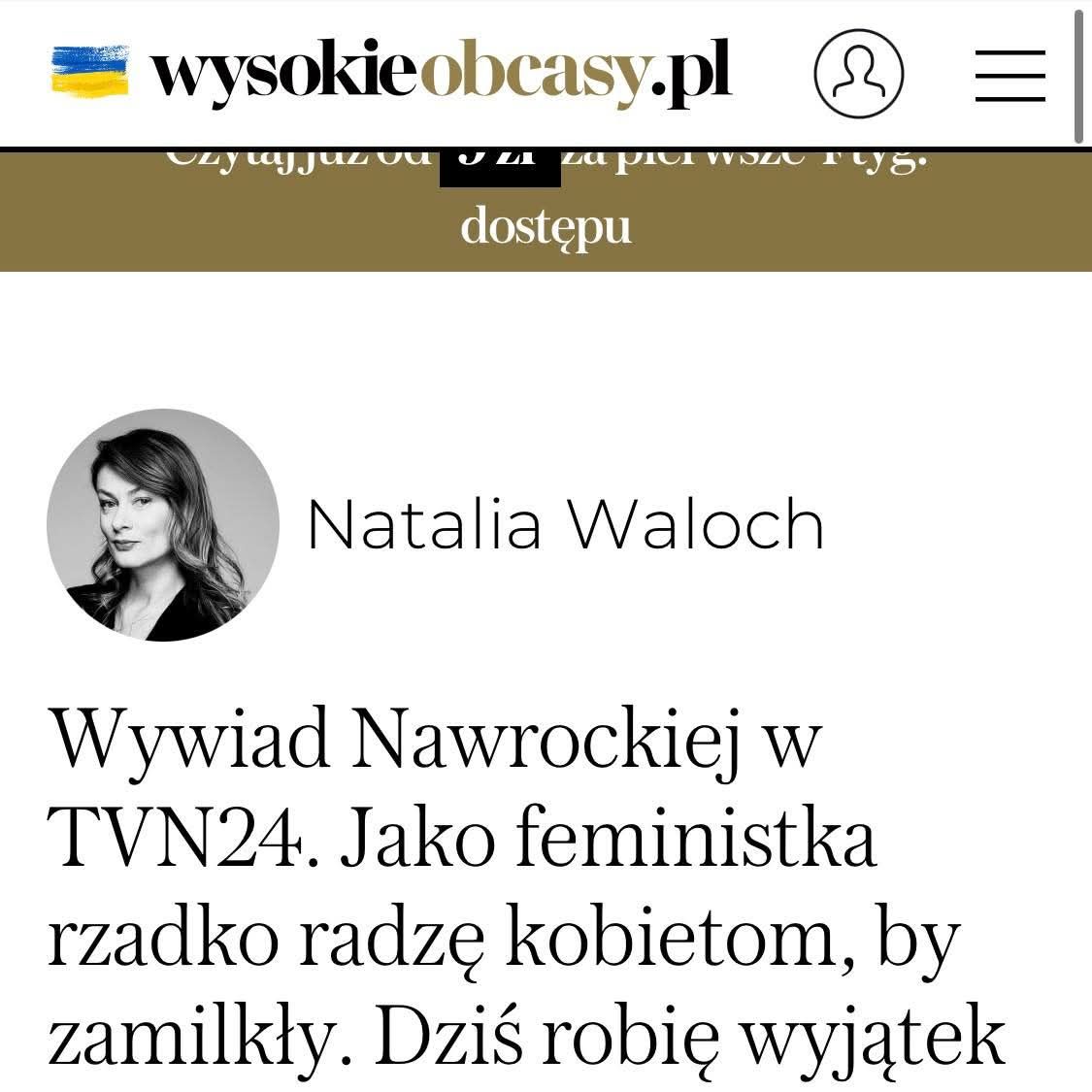 Feminizm kończy się tam gdzie pojawiają się inne poglądy. 😅