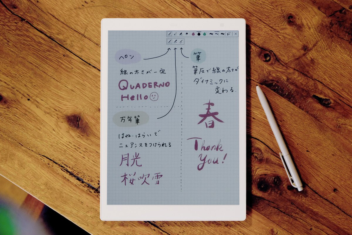 直感的に記録できる、図やイラストが書きやすいなど、「手書き」の魅力