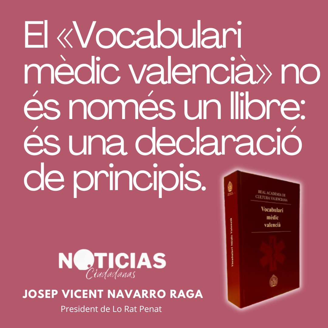 LoRatPenat_'s tweet photo. ✒️Artícul de Josep Vicent Navarro Raga, president de Lo Rat Penat. 

📕El valencià com a llengua de ciència: una fita històrica

Llegir artícul ➡️https://t.co/KnXKJgaRsa https://t.co/0Wq4eTUDe8