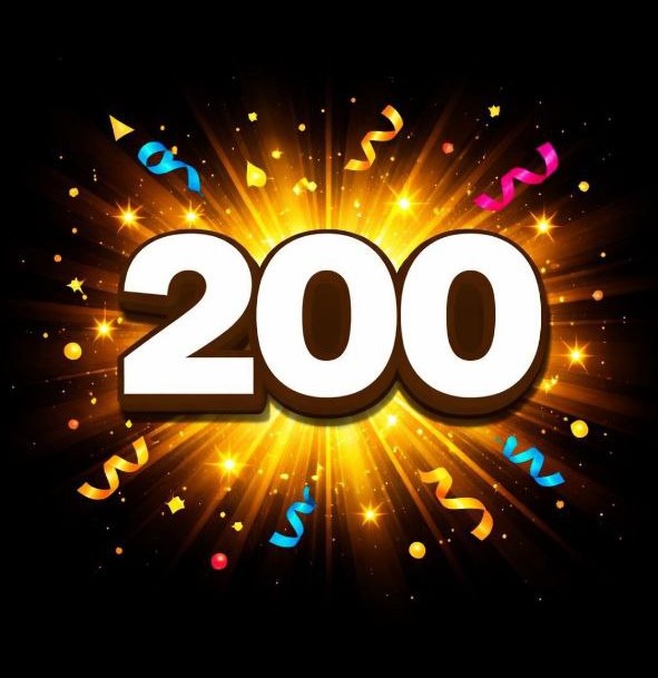 Locked in for 200? 💪  

Type “Yessss” 👋 
 
Let’s make it happen.